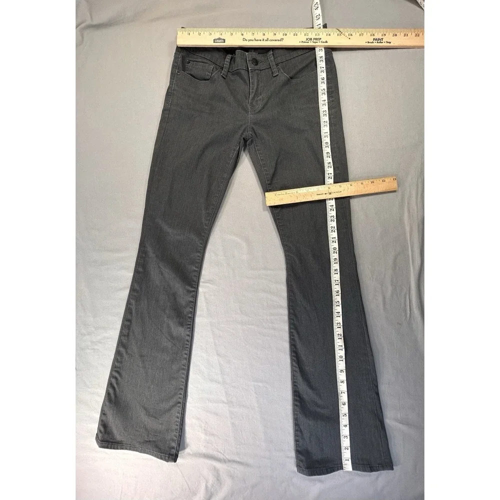 Gap 1969 Perfect Boot 26/2r Gray Jeans Pants‎ With Wear On Hem Western